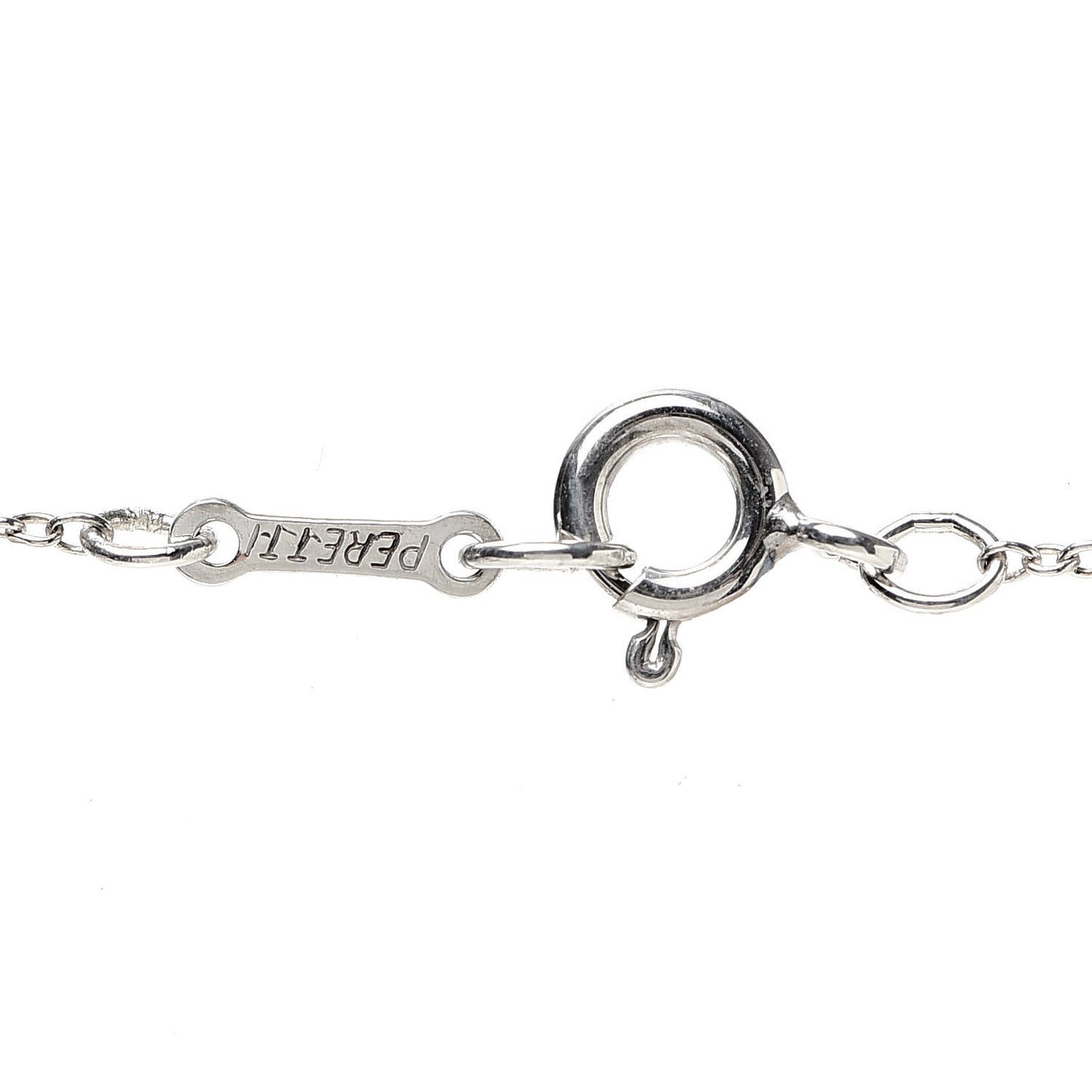 Sterling Silver 20mm Elsa Peretti Bean Pendant Necklace