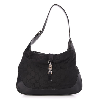 Gucci Monogram Jackie O Hobo Black 1 of 20