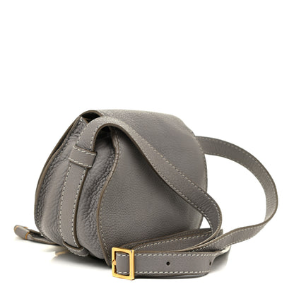 Chloe Calfskin Mini Marcie Round Crossbody Bag Cashmere Grey 2 of 17