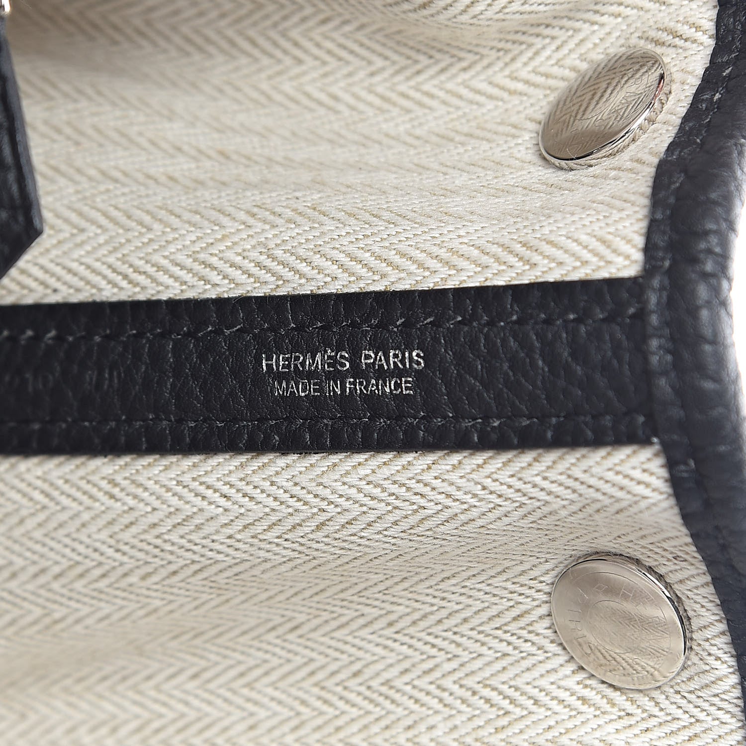 Hermes Negonda Garden Party 30 TPM Black 6 of 11