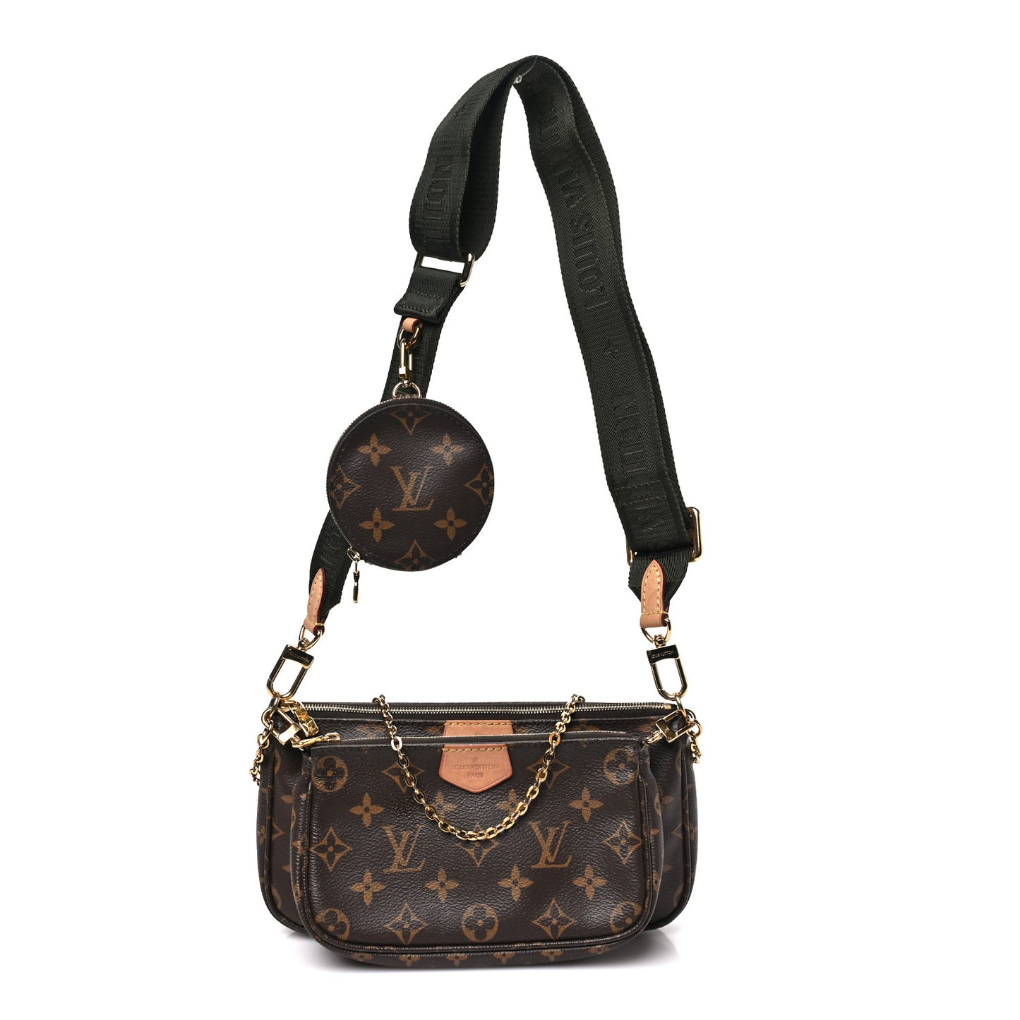 Monogram Multi Pochette Accessories Kaki