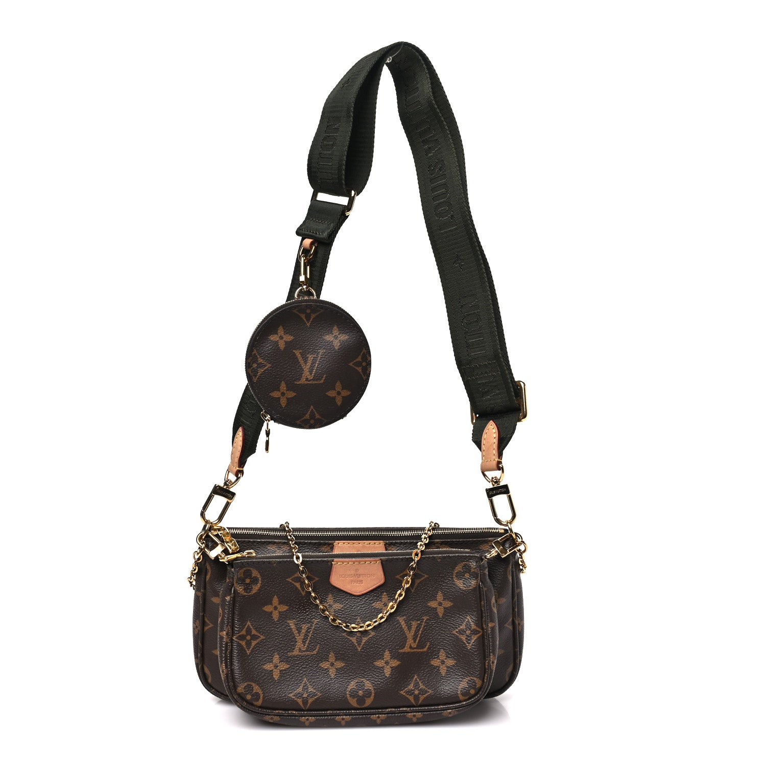 Louis Vuitton Monogram Multi Pochette Accessories Kaki 1 of 10