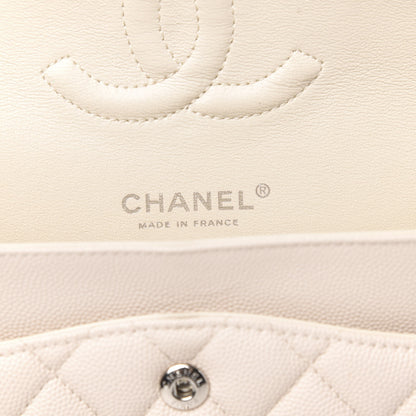 Chanel Caviar Quilted Medium Double Flap Light Beige 6 of 16