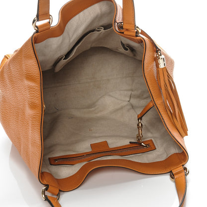 Gucci Pebbled Calfskin Medium Soho Shoulder Bag Curcuma 5 of 10