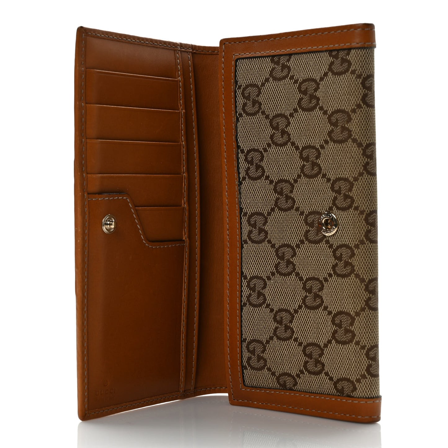 Monogram Vintage Web Continental Wallet Tobacco