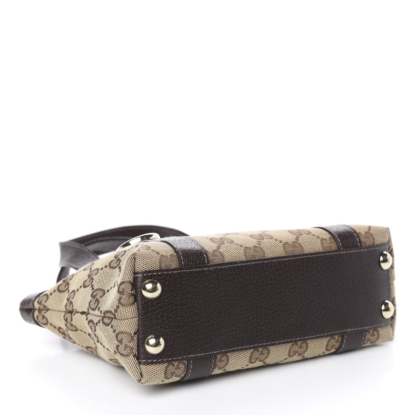 Monogram Small Abbey Tote Dark Brown