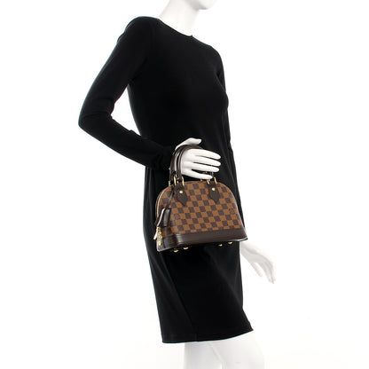 Louis Vuitton Damier Ebene Alma BB 3 of 9