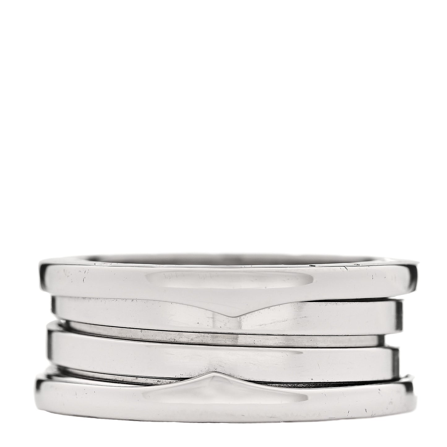 18K White Gold B.Zero1 Three-Band Ring 56 7.5