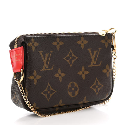 Louis Vuitton Monogram 2020 Christmas Animation Bumper Cars Mini Pochette Accessories Coquelicot 3 of 11