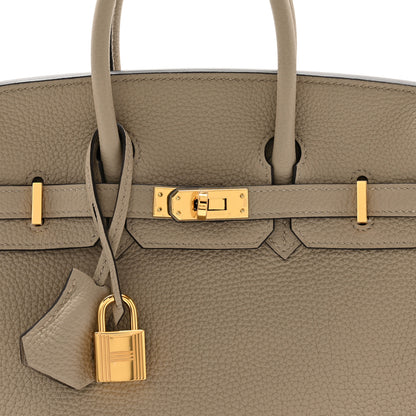 Hermes Togo Birkin 25 Gris Tourterelle 8 of 11