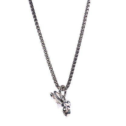 Gucci Sterling Silver Anger Forest Rabbit Head Necklace 1 of 7