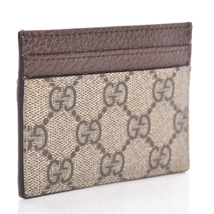 Gucci GG Supreme Monogram Ophidia Card Holder Brown 3 of 7