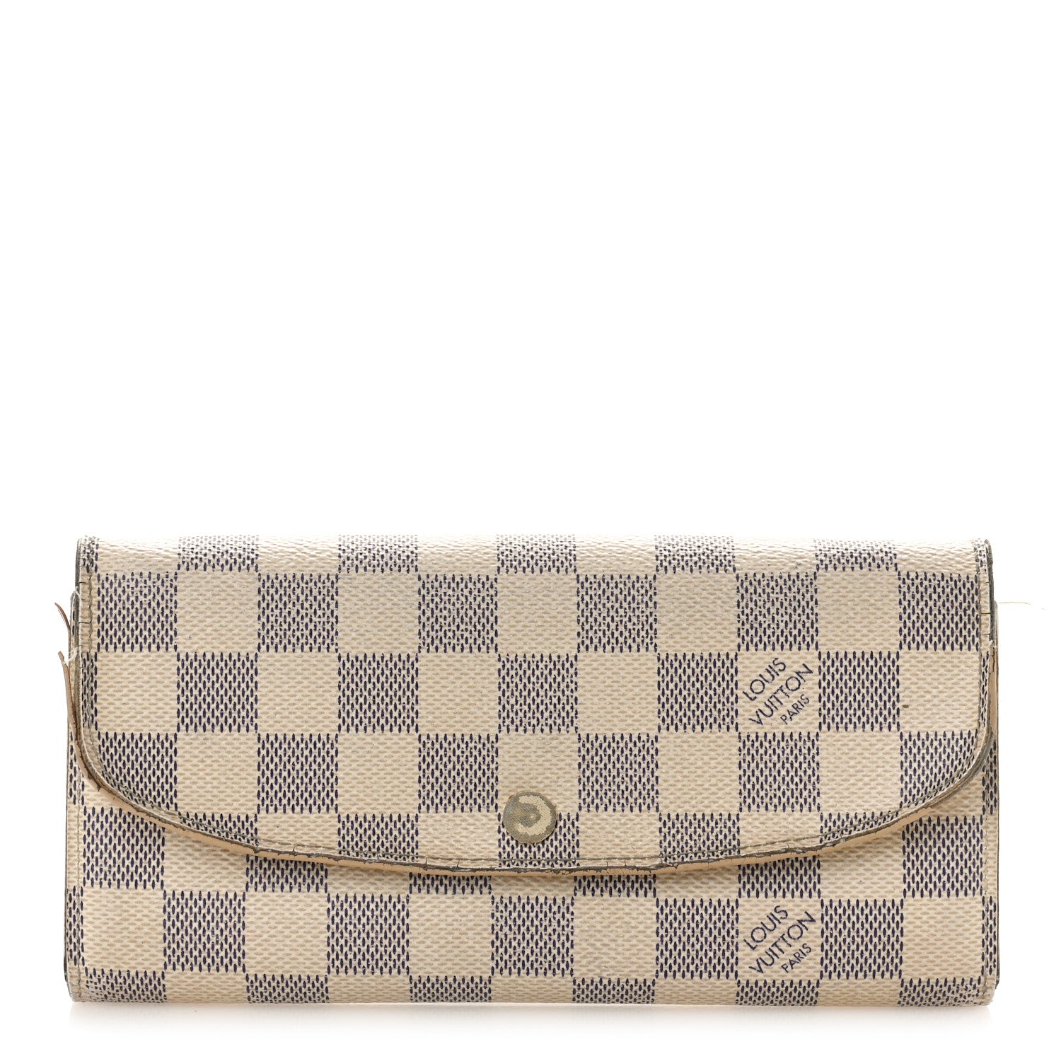 Louis Vuitton Damier Azur Emilie Wallet 1 of 13