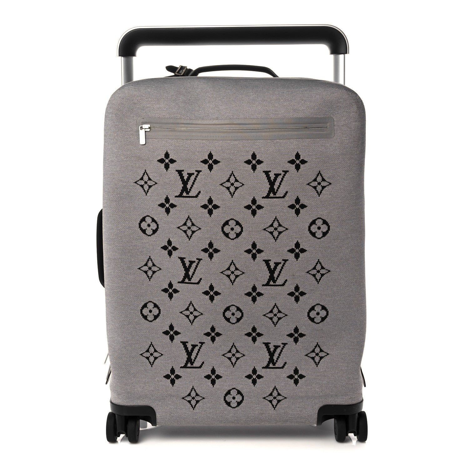 Louis Vuitton Knit Monogram Horizon Soft 55 Suitcase Grey 1 of 16