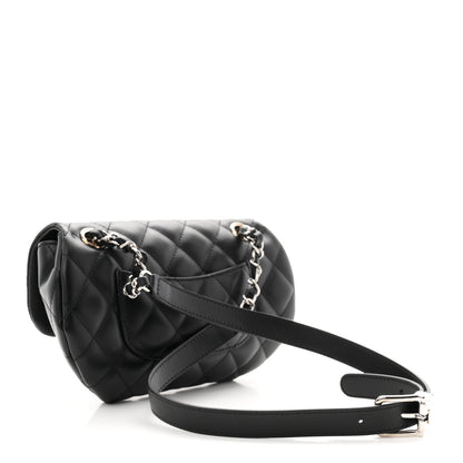 Chanel Calfskin Quilted CC Uniform Flap Belt Bag Black 3 of 11