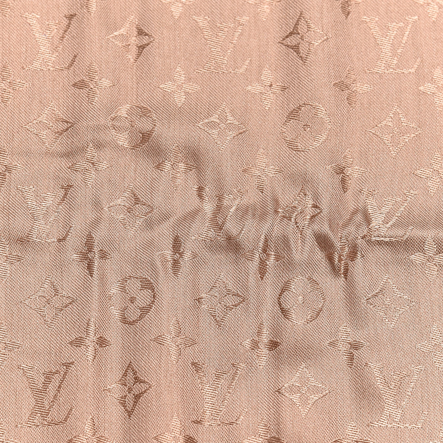 Louis Vuitton Silk Wool Monogram Shawl Dune 5 of 6