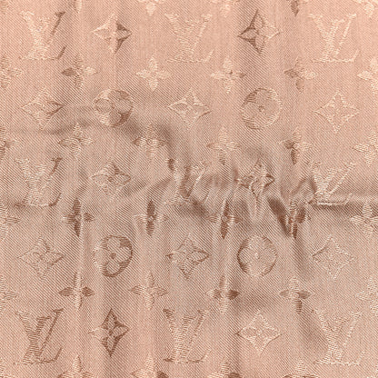 Louis Vuitton Silk Wool Monogram Shawl Dune 5 of 6
