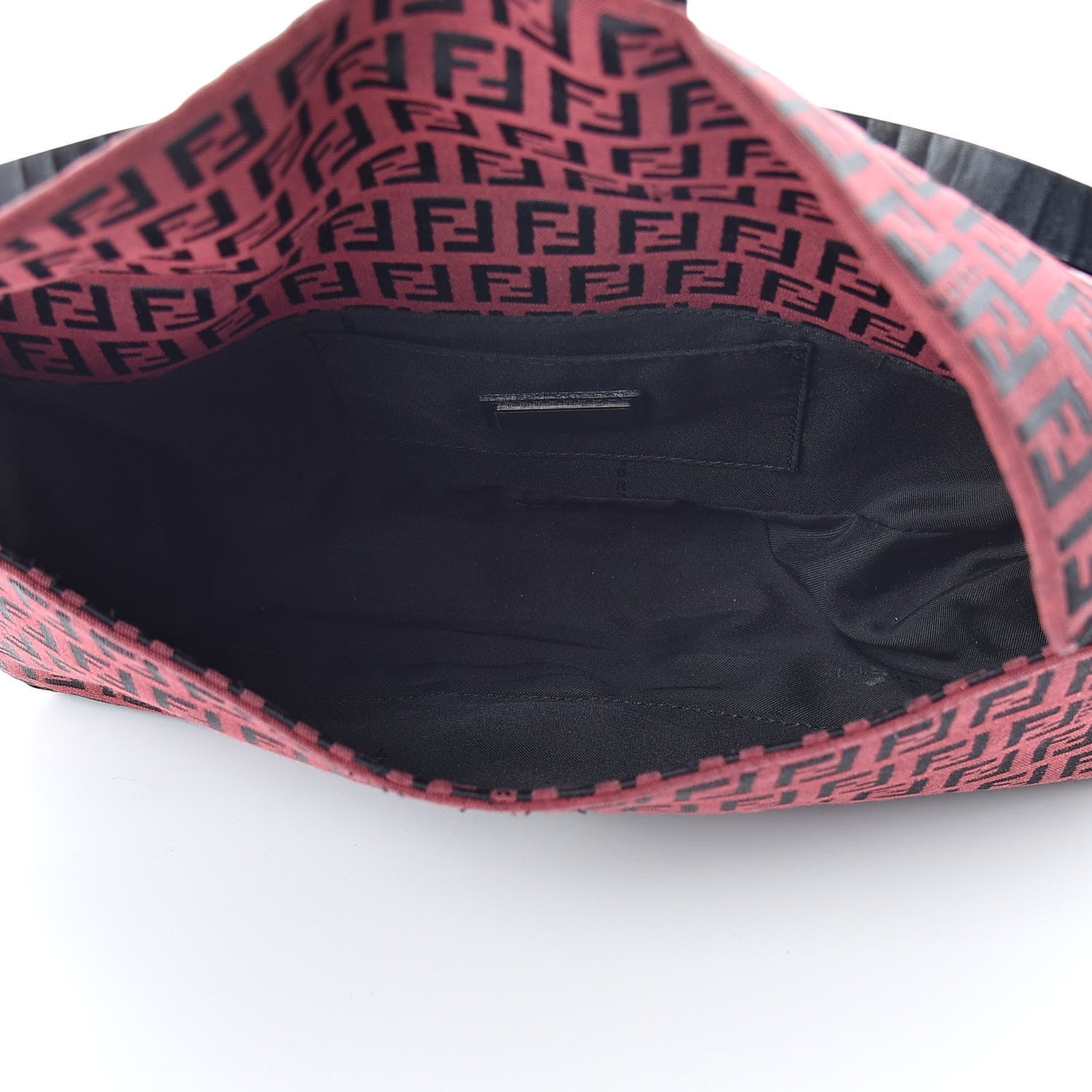 Fendi Zucchino Baguette Red Black 5 of 13