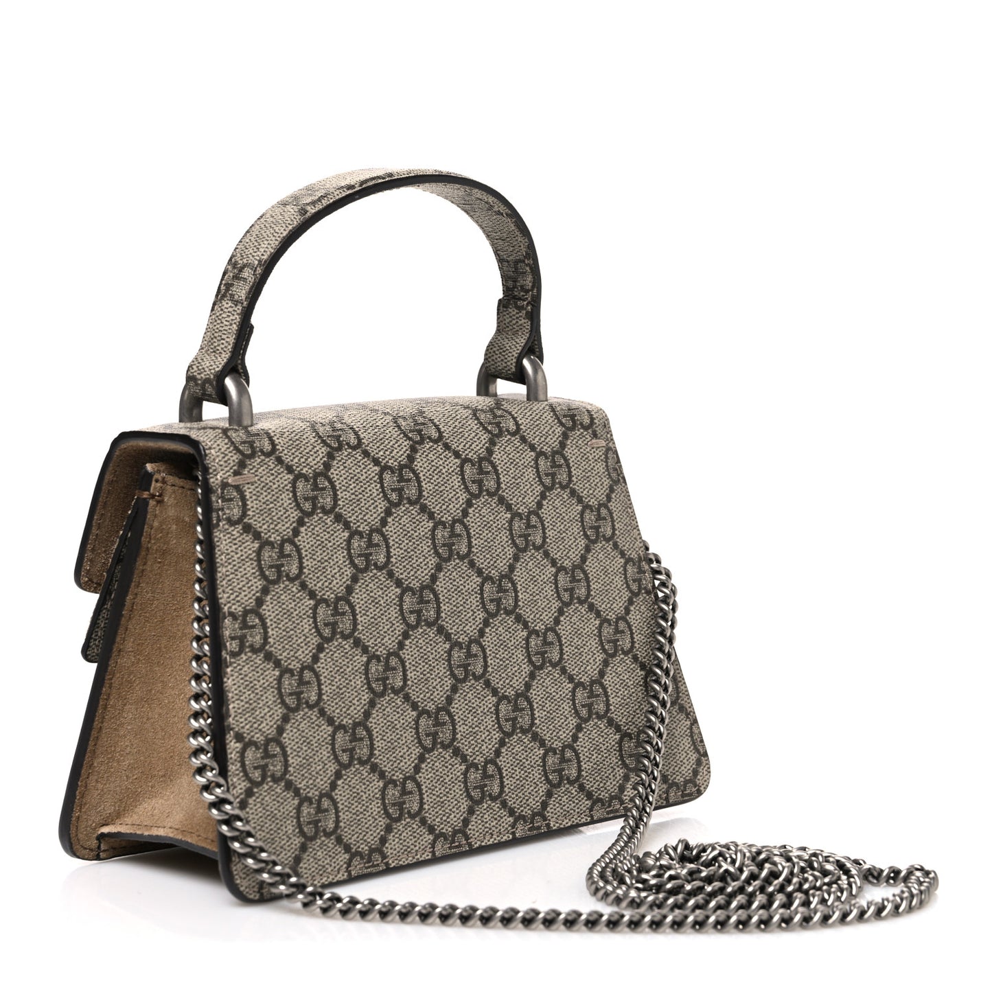 GG Supreme Monogram Mini Dionysus Top Handle Bag Taupe