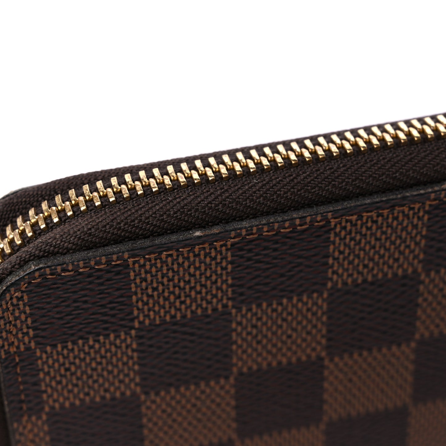Damier Ebene Clemence Wallet Cherry