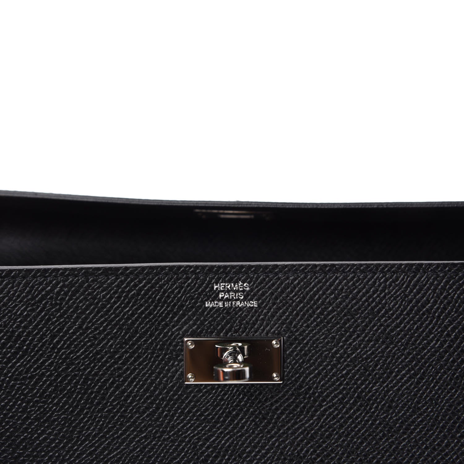 Hermes Epsom Kelly Longue Wallet Black 6 of 7