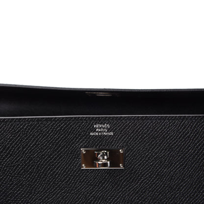 Hermes Epsom Kelly Longue Wallet Black 6 of 7