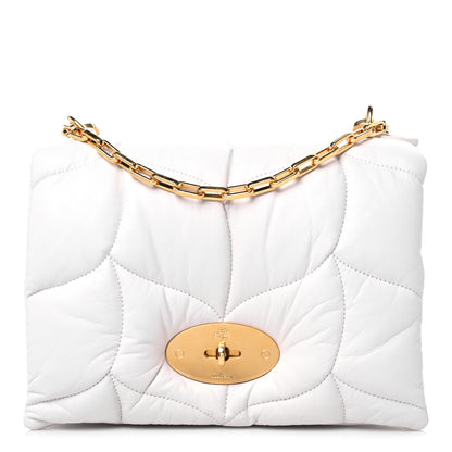 Mulberry Nappa Pillow Quilted Little Softie Bag White 1 of 10