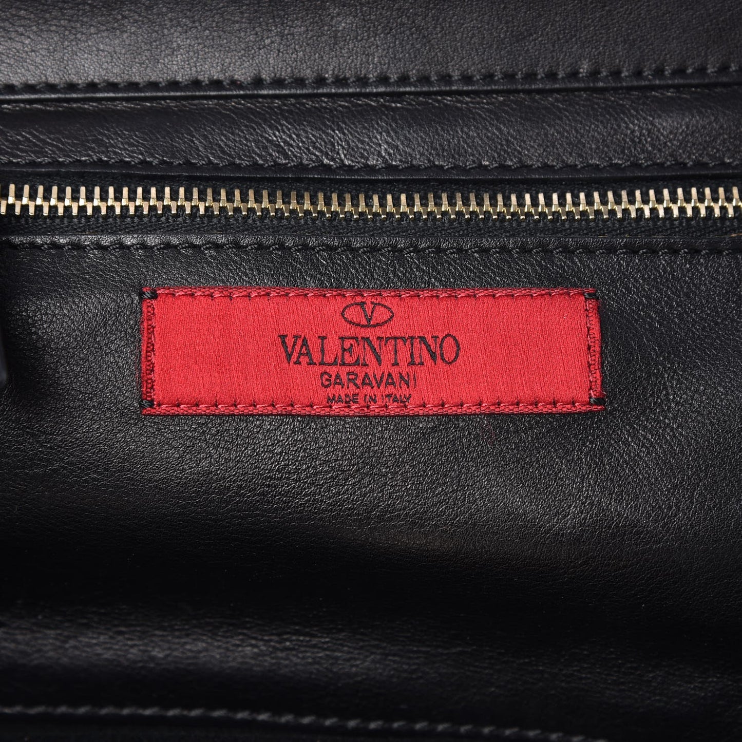 Vitello Small Rockstud Tote Black