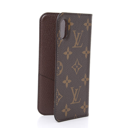 Louis Vuitton Monogram iPhone X Folio Case 3 of 6