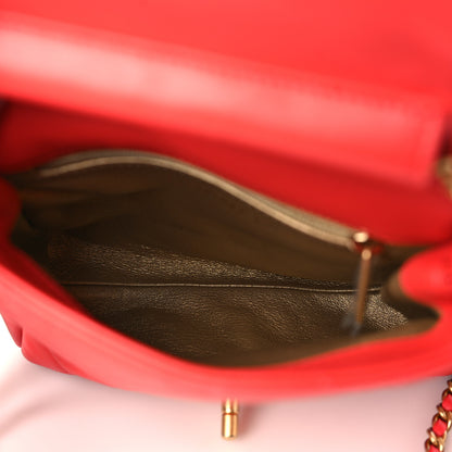 Chanel Lambskin Quilted Side-Packs Red 5 of 13