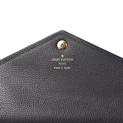 Louis Vuitton Calfskin Double V Wallet Black 6 of 9