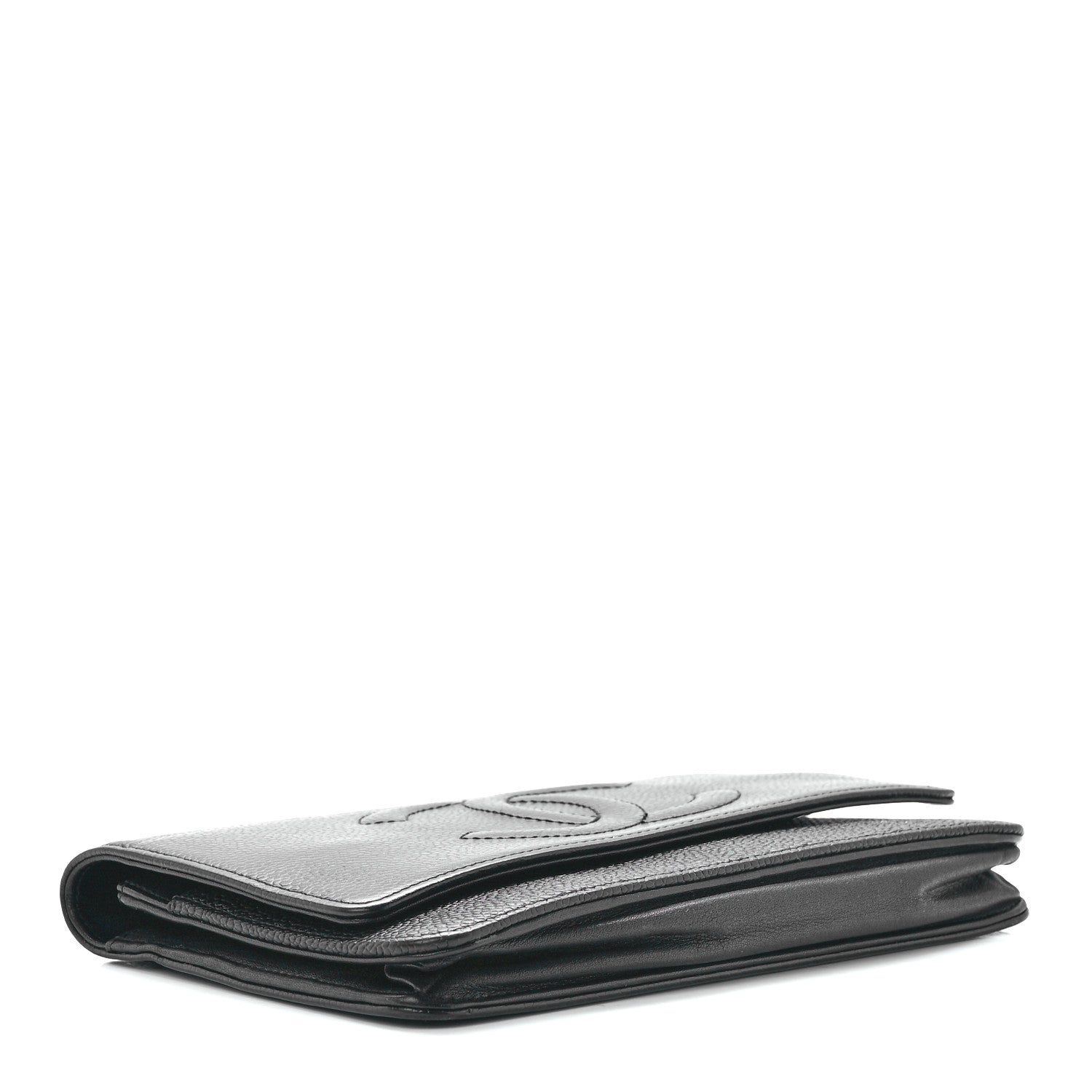 Chanel Caviar Timeless CC Wallet On Chain WOC Black 4 of 11