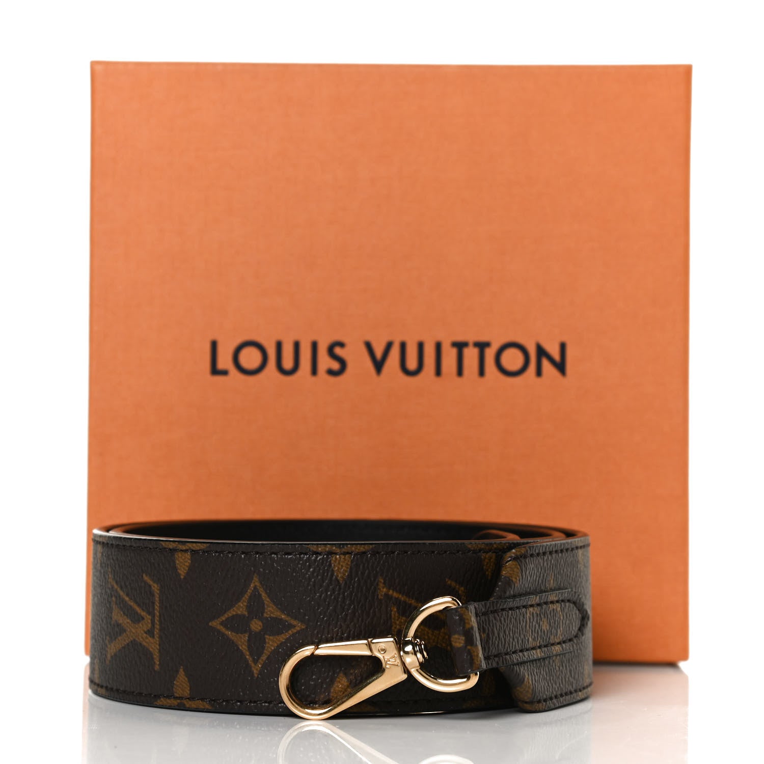 Louis Vuitton Monogram Bandouliere Shoulder Strap Black 7 of 7