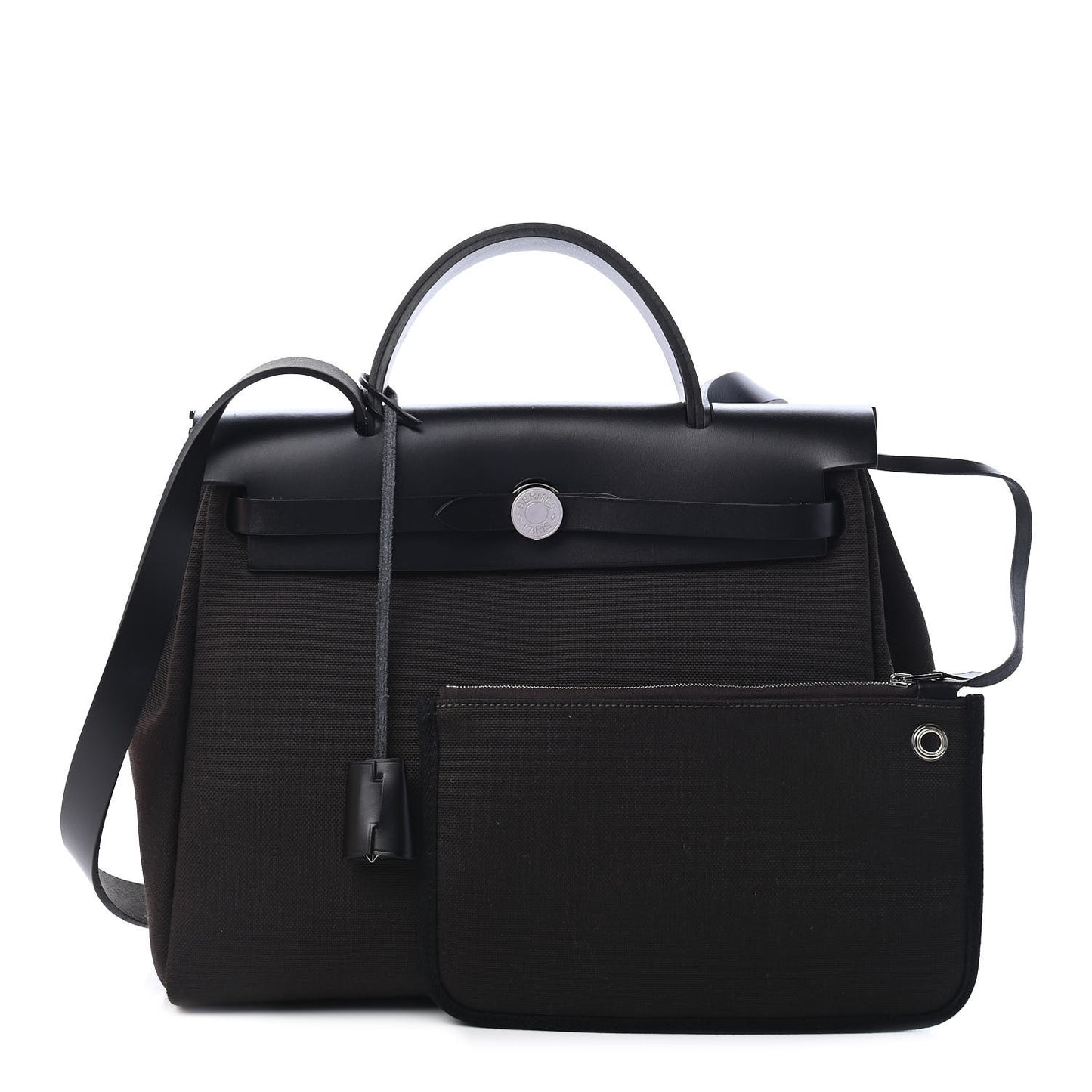 Military Toile Vache Hunter Herbag Zip Retourne 31 PM Black Ebene
