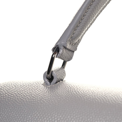 Saint Laurent Grain de Poudre Medium Classic Monogram Cassandra Top Handle Granite 15 of 15