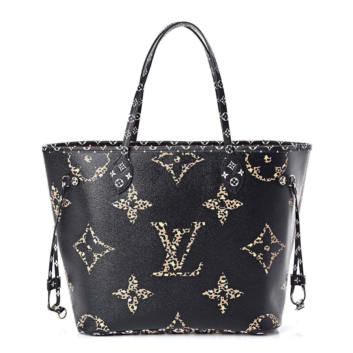 Louis Vuitton Monogram Giant Jungle Neverfull MM Black 1 of 9