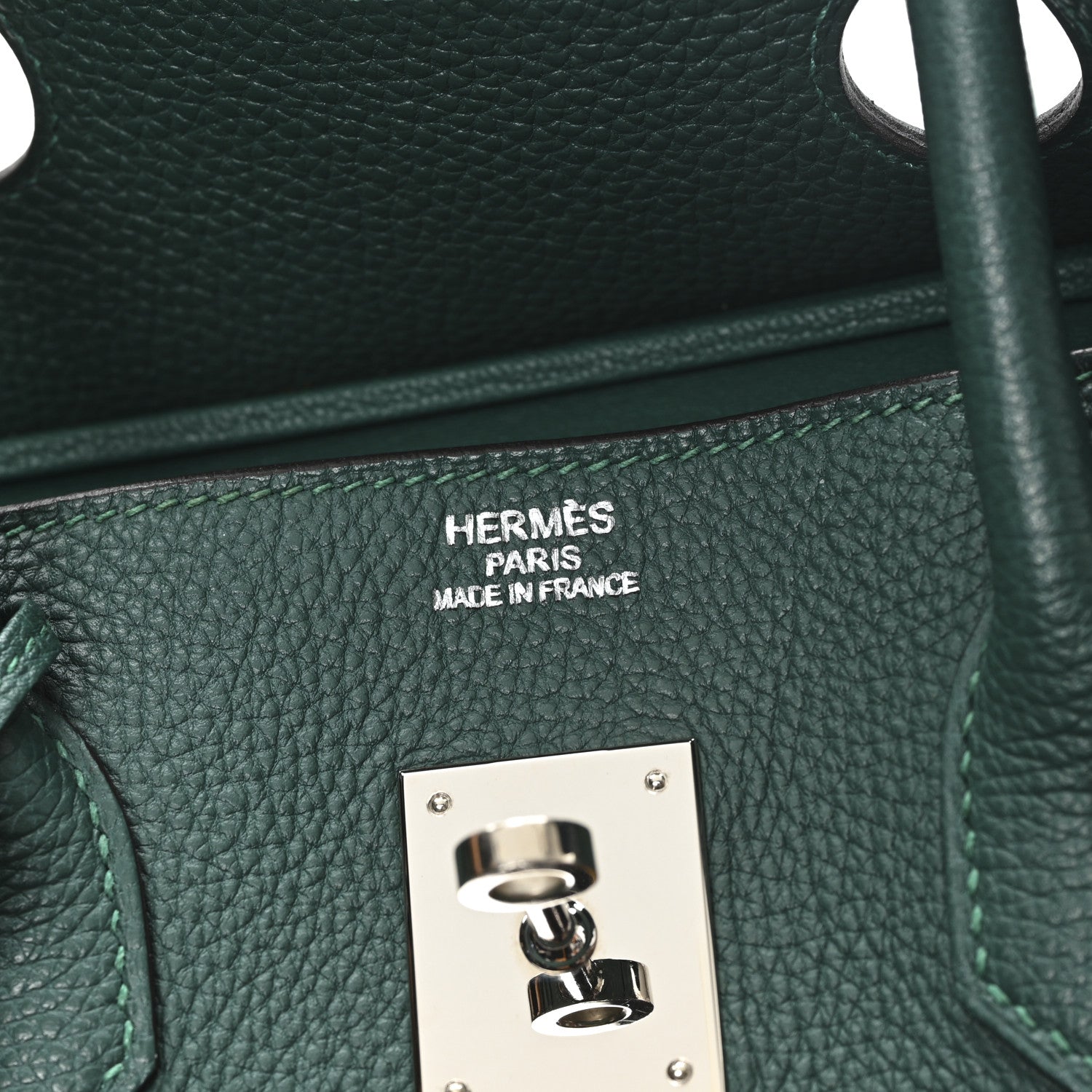 Hermes Togo BIRKIN 35 Malachite 7 of 11