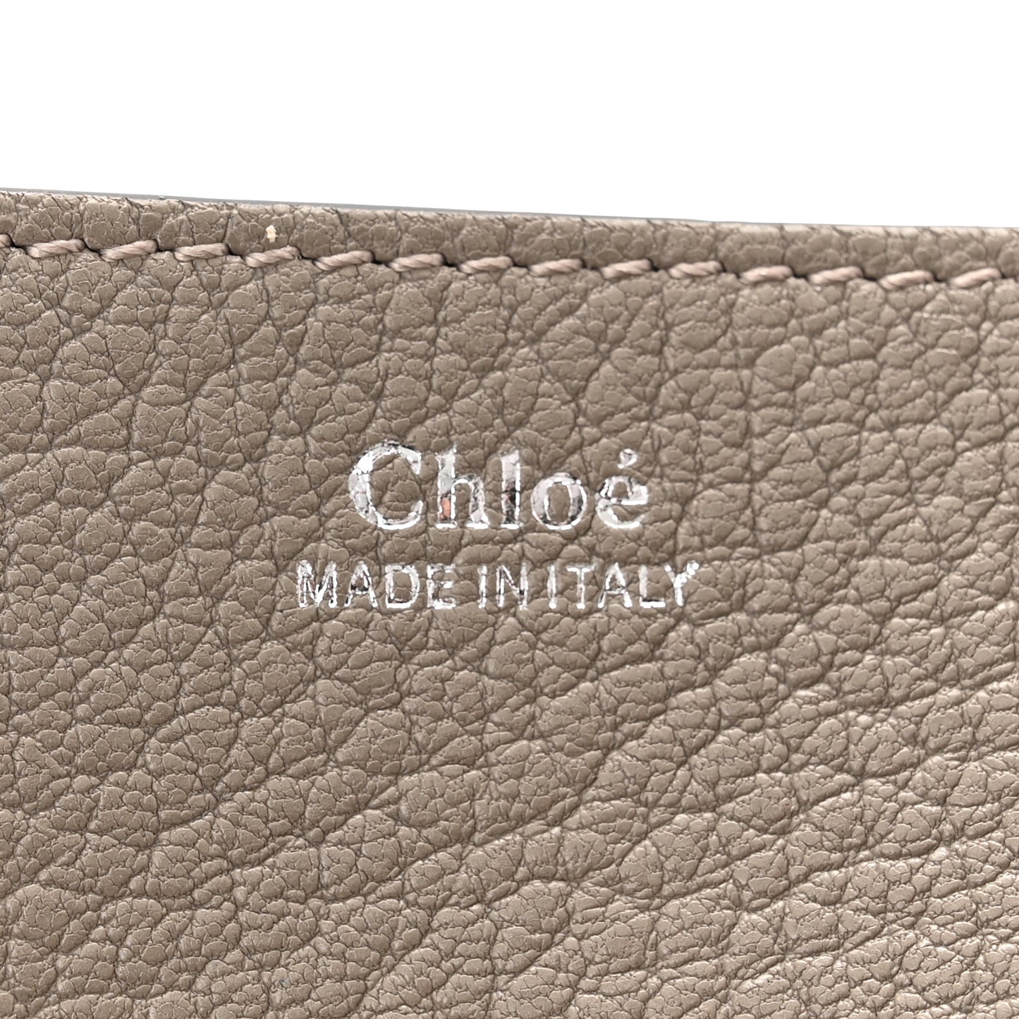 Grained Lambskin Mini Drew Shoulder Bag Motty Grey
