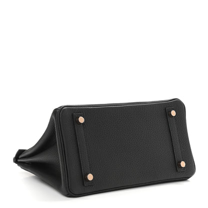 Hermes Togo Birkin 25 Black 4 of 11