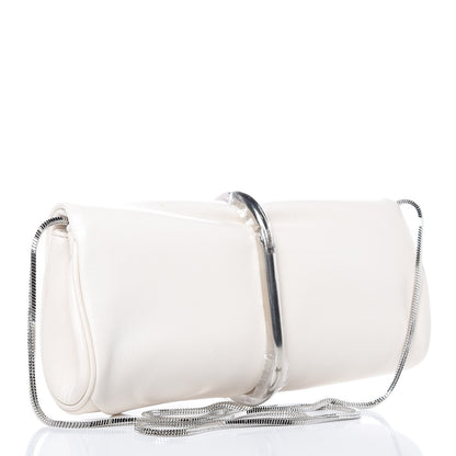 3.1 Phillip Lim 3.1 Smooth Calfskin Alix Minaudiere Clutch Natural White 3 of 10