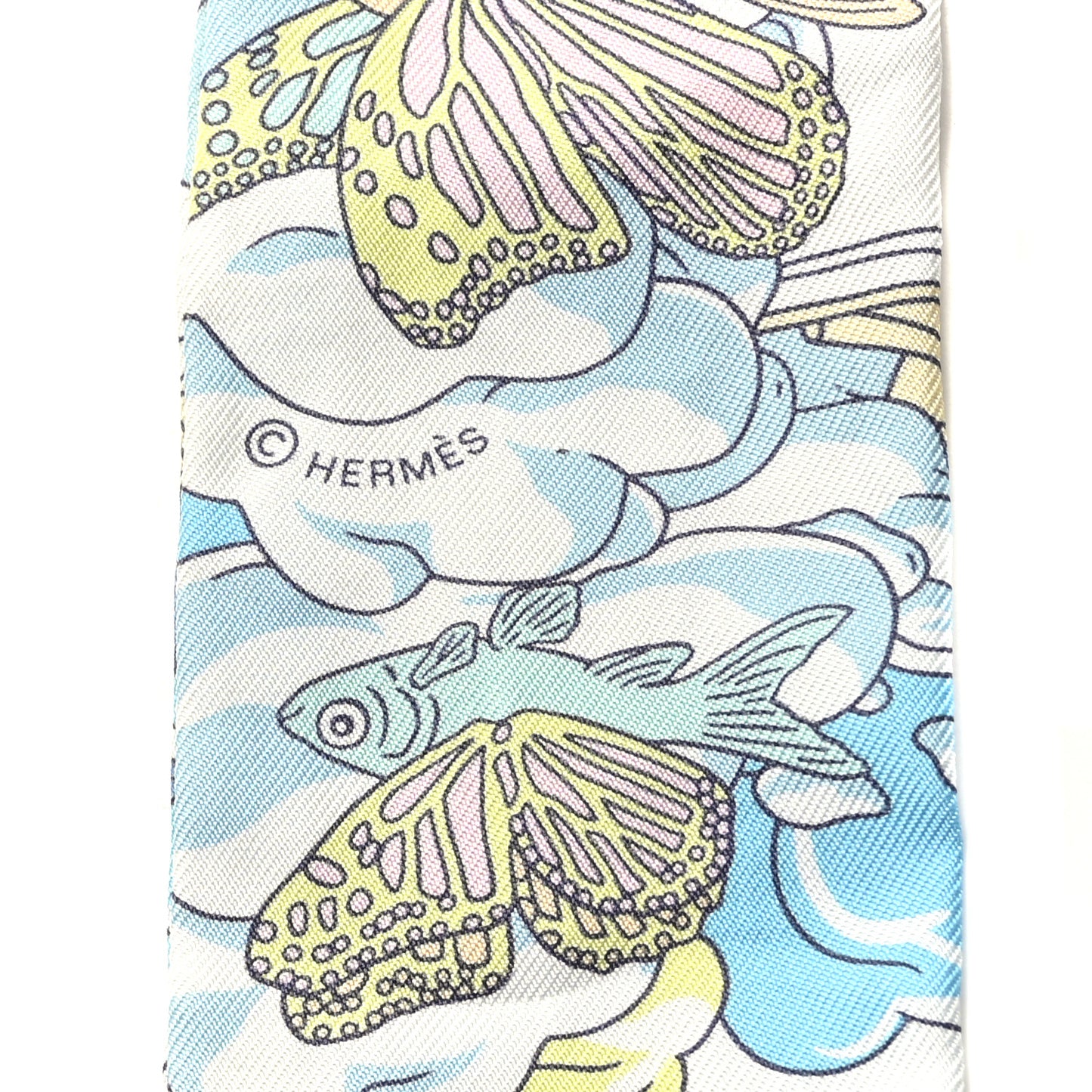 Silk Sur Mon Nuage Twilly Abricot Bleu Multicolor