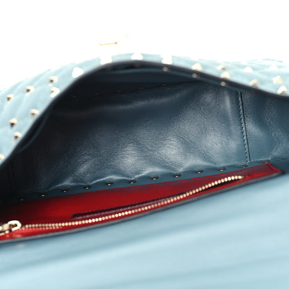 Valentino Garavani Nappa Medium Rockstud Spike Shoulder Bag Nube 5 of 10