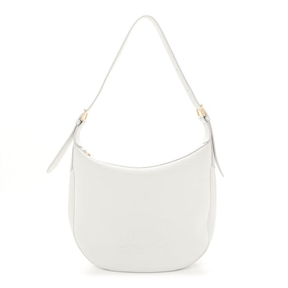 Celine Supple Calfskin Cuir Triomphe Heloise Shoulder Bag Light Stone 1 of 12