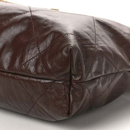 Chanel Shiny Calfskin Quilted Small Chanel 22 Brown 10 of 10