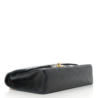 Chanel Lambskin Quilted Medium Double Flap Black 4 of 14
