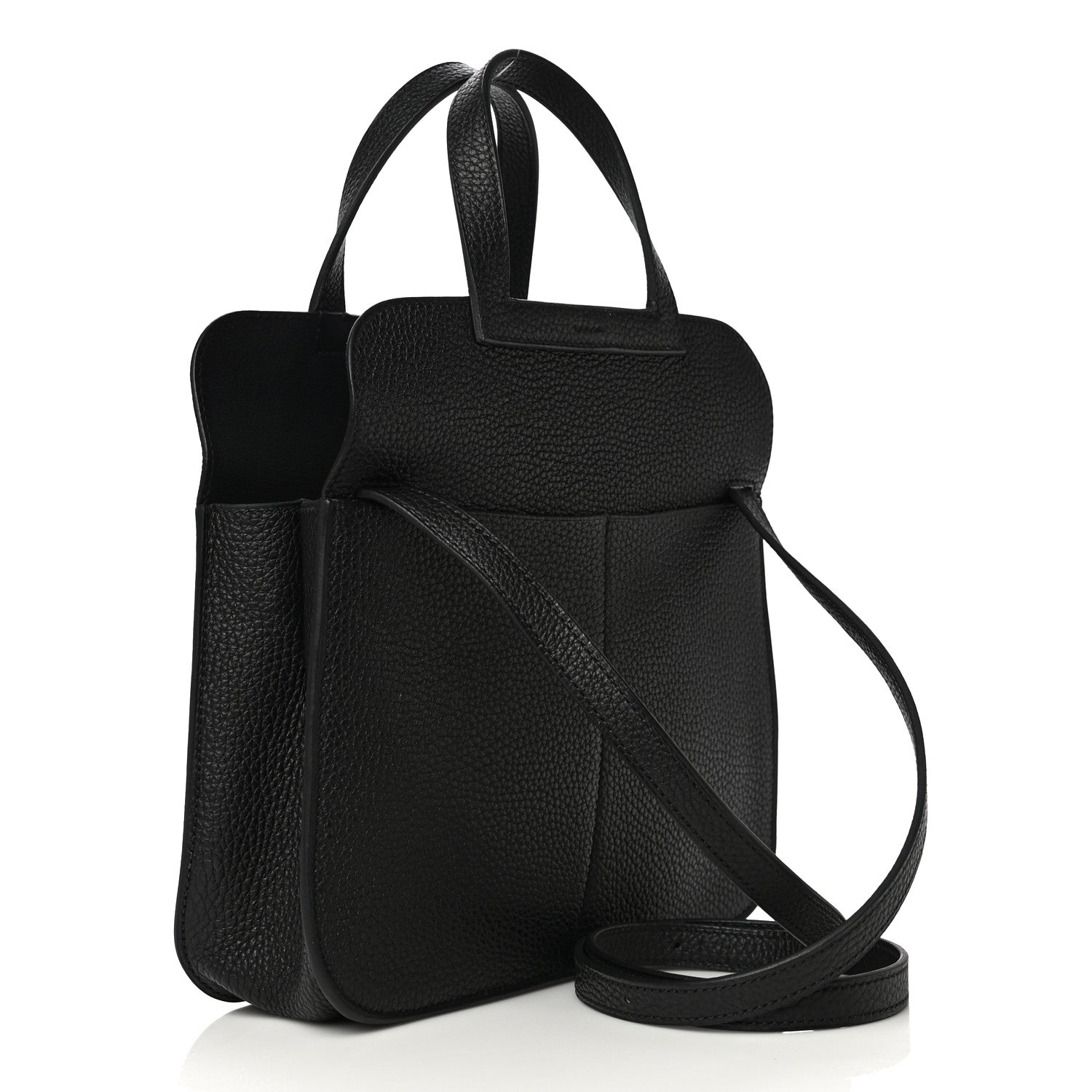 Hermes Taurillon Clemence Halzan 25 Black 3 of 10