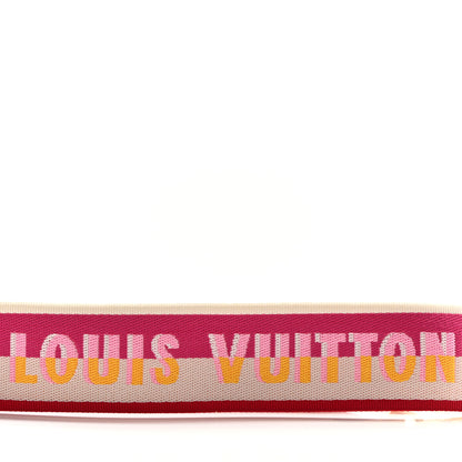 Louis Vuitton Jacquard Speedy Bandouliere 20 Shoulder Strap Fuchsia 3 of 4