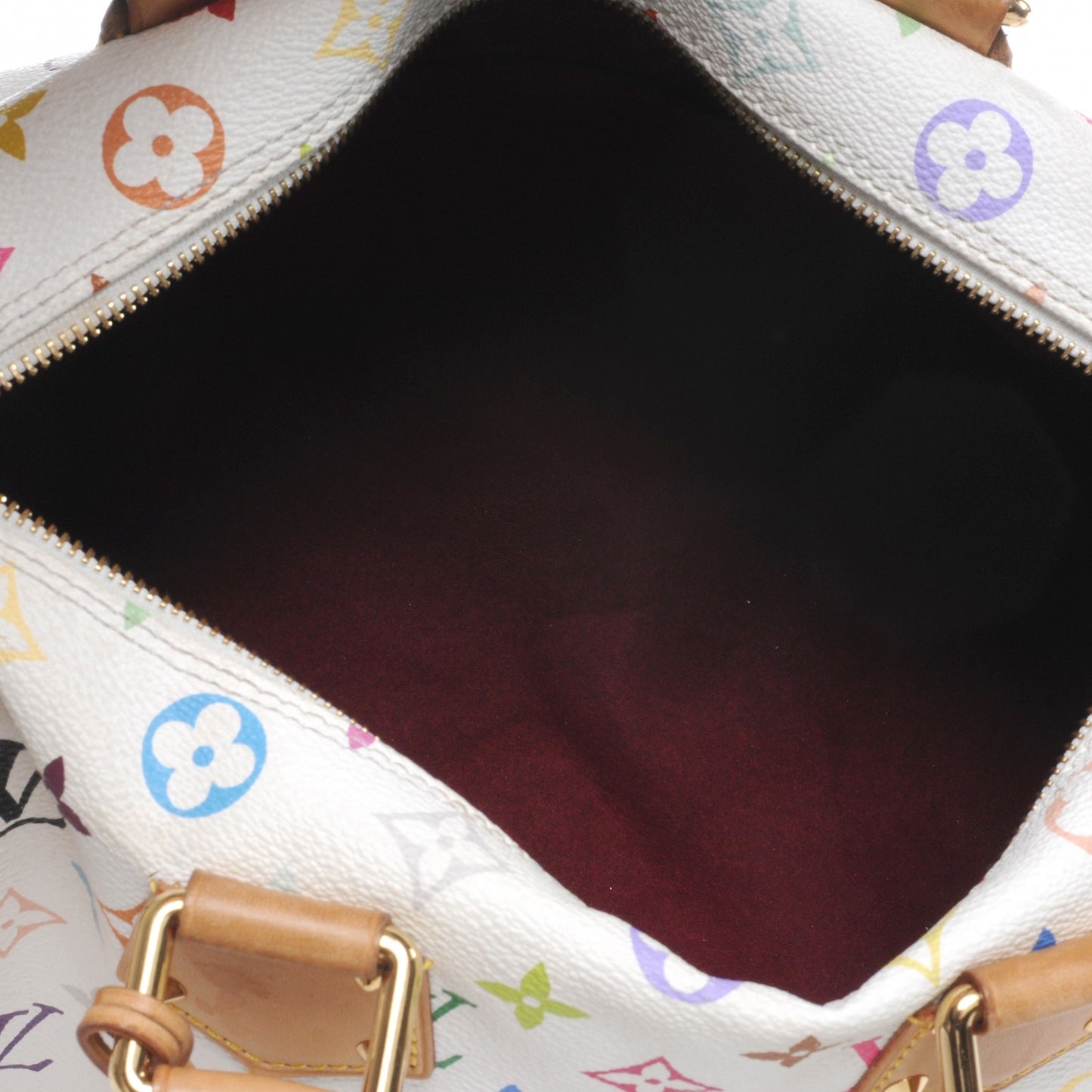 Monogram Multicolor Speedy 30 White