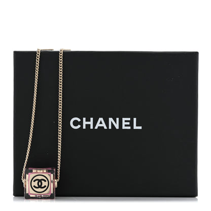 Chanel Resin CC Cube Choker Gold Pink Gold 7 of 8