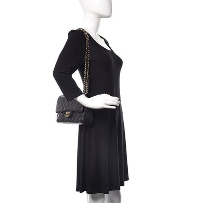 Chanel Caviar Quilted Medium Double Flap Black 2 of 19